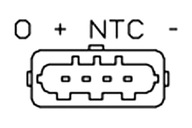 NTK 96769 Senzor, tlak v sacom potrubí