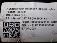 mirror left KIA OPIRUS 03-10 EUROPA 9 PIN