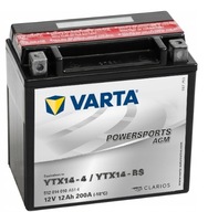 Akumulator motocyklowy Varta YTX14-BS 12V 12Ah 200A AGM Powersports