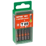 SPAX BITY T25 KOŃCÓWKA TORX T-STAR PLUS - OPAKOWANIE 5 SZT