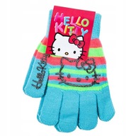 HelloKitty modré dievčenské zimné rukavice