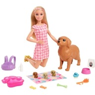 Lalka Barbie narodziny piesków 290mm (HCK75)