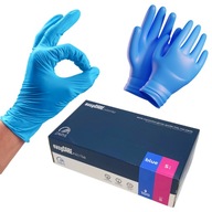Diagnostické NITRIL rukavice EASYCARE modré ZARYS 100 ks veľ. S