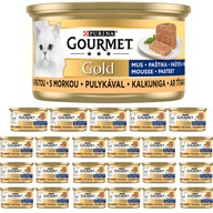 Gourmet Gold mus z indykiem 24x85 g