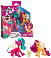 MY LITTLE PONY Kúzlo Dračieho Svetla Figúrky svietiace v tme 3-pack