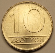 10 zł złotych 1987. Mennicze piękne