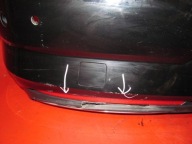 RENAULT TALISMAN 15- bumper rear part rear black TEGNE