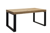 Rozkladací stôl dubový nábytok + kov LOFT