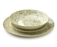 STRIPES BEIGE Étkészlet 18db-os 27/19/20cm tál 550ml