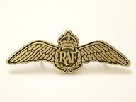 Wpinka metal RAF - ROYAL AIR FORCE Pilot brytyjski