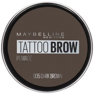 Maybelline Tattoo Brow Pomade pomada do brwi 005 Dark Brown 3.5ml P1