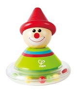 Teeter-Totter Toy, Sustainable Wood, Hape “Roly-Poly Ralph”, Colourful Clow