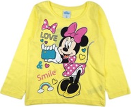 BLUZKA BLUZECZKA DLA DZIEWCZYNKI T-SHIRT MYSZKA MINNIE 134 P86