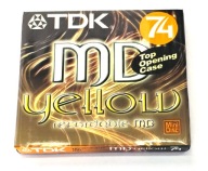 MiniDisc TDK MD-C74YEB SÁRGA