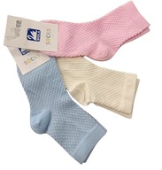 Ponožky bavlnené prelamované Wola ' pastelové farby ' 27-29