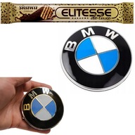 Znaczek EMBLEMAT LOGO BMW 1 3 5 6 7 x1 x3 x5 x3 82mm 8,2cm na maską klapę