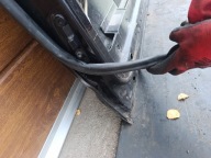 VW T5 door sliding black, LC9Z right