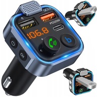 TRANSMITER BLUETOOTH AUDIO FM MP3 BT SZYBKA ŁADOWARKA 3X USB QC 3.0 RGB