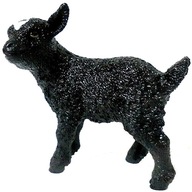 SCHLEICH MLADÁ KOZA ČIERNA ZBERATEĽSKÁ FIGURKA RUČNE MAĽOVANÁ