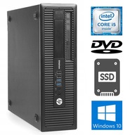 SZYBKI KOMPUTER DO PRACY ZDALNEJ HP ELITEDESK 800 SFF i5 8GB 128GB SSD W10