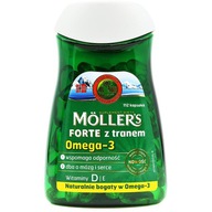 Mollers Forte s tranom výživový doplnok112 kapsúl