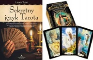 Sekretny język Tarota + Złoty tarot Książka+ karty