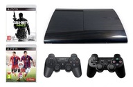 Konsola Sony Playstation 3 Super Slim 500 GB 2 pady