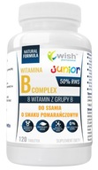 Wish Vitamín B Complex 120table na sanie Junior Energia Správny vývoj
