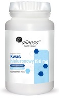 Aliness KWAS HIALURONOWY niskocząsteczkowy 150 mg HYALURONIC ACID x 100 t.
