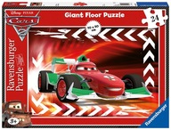 24 podlahové puzzle Blesk Cars 2 Autá 05305