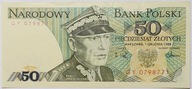 Banknot 50 zł 1988 rok - Seria GY