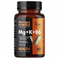3Flow Solutions pureFLOW SR Mg+K+B6 – 60 kaps. Horčík Draslík Vitamín B6