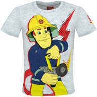 Tričko Požiarnik Sam Postava sivá 122