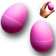 2x VAJÍČKO GRZECHOTKA RŮŽOVÉ, hudební vajíčka maracas, egg shaker