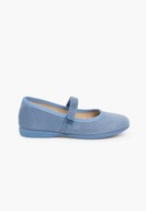 Girls Riptape Faux Suede Mary Janes