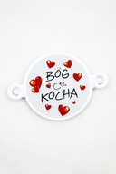 Bóg cię kocha - odblask rowerowy