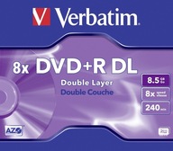 VERBATIM DVD+R 8,5GB X8 JC 5SZT