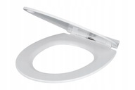 Sedacia doska WC POMALÉ PADANIE Odnímateľná Slim Cersanit Koleso Roca biela