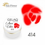 Gelaq Hybridný lak Aqua Color 414 pohár 3g