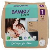 Bambo Nature 1 Newborn 2-4kg Pieluszki, 22 szt.