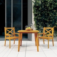 Záhradný stôl 85x85x75 cm masívne akáciové drevo