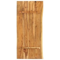 vidaXL Kúpeľňová doska, masívne akáciové drevo, 140x52x2,5 cm