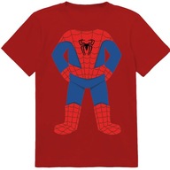 KOSZULKA DZIECIĘCA T-SHIRT DLA DZIECKA SPIDER MAN STRÓJ SUPERBOHATERA 116