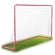 Veľká kovová futbalová bránka so sieťkou 183x122 cm