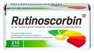 RUTINOSCORBIN witamina C + rutozyd 210 tabletek