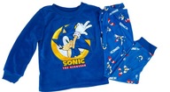 Chlapčenské pyžamo SONIC detské pyžamo VELÚR 134