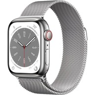 Smartwatch Apple Watch 8 GPS + Cellular 41mm strieborná