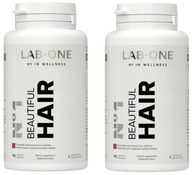 LAB ONE BEAUTIFUL HAIR 180 kaps. SILNÁ VLASY BIOTIN ŽIHLINY Oxid kremičitý