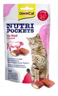 Nutri Pockets With Beef 60g Wołowina Poduszeczki Przysmak dla kota