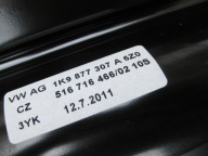 VW GOLF VI KOMBI 11R Schiebedach PANORAMA 1K9877307A